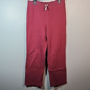 Lands' End Red Sweatpants